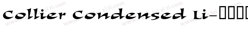 Collier Condensed Li字体转换